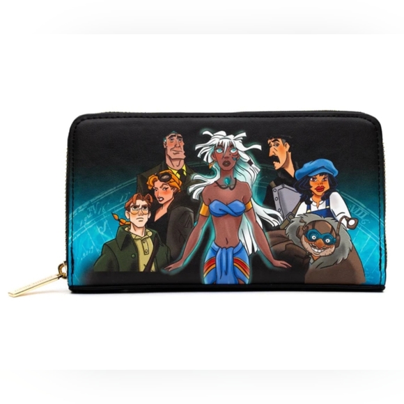 🎉❗️SALE❗️🎉 Danielle Nicole Disney Atlantis Zip Around Wallet - Picture 1 of 6